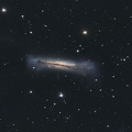 NGC 3628 La galaxie du Hamburger